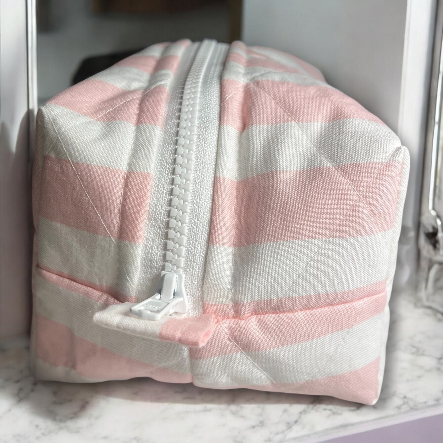 Pink and White Striped
