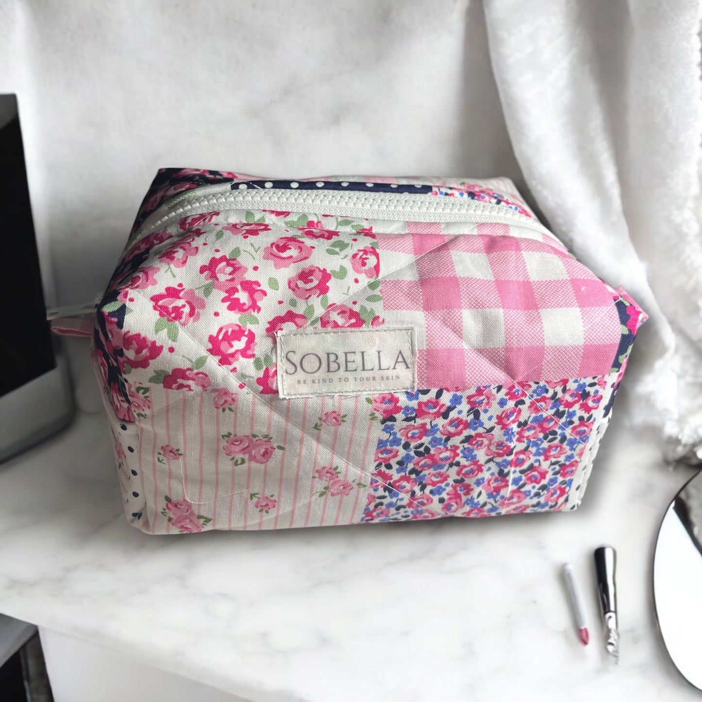 Floral and Striped Patchwork