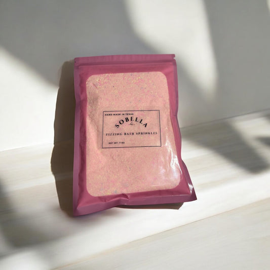 Fizzing Bath Sprinkles (Pink)